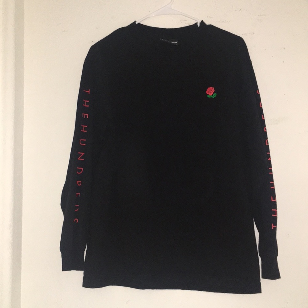 The hundreds red rose longsleeve